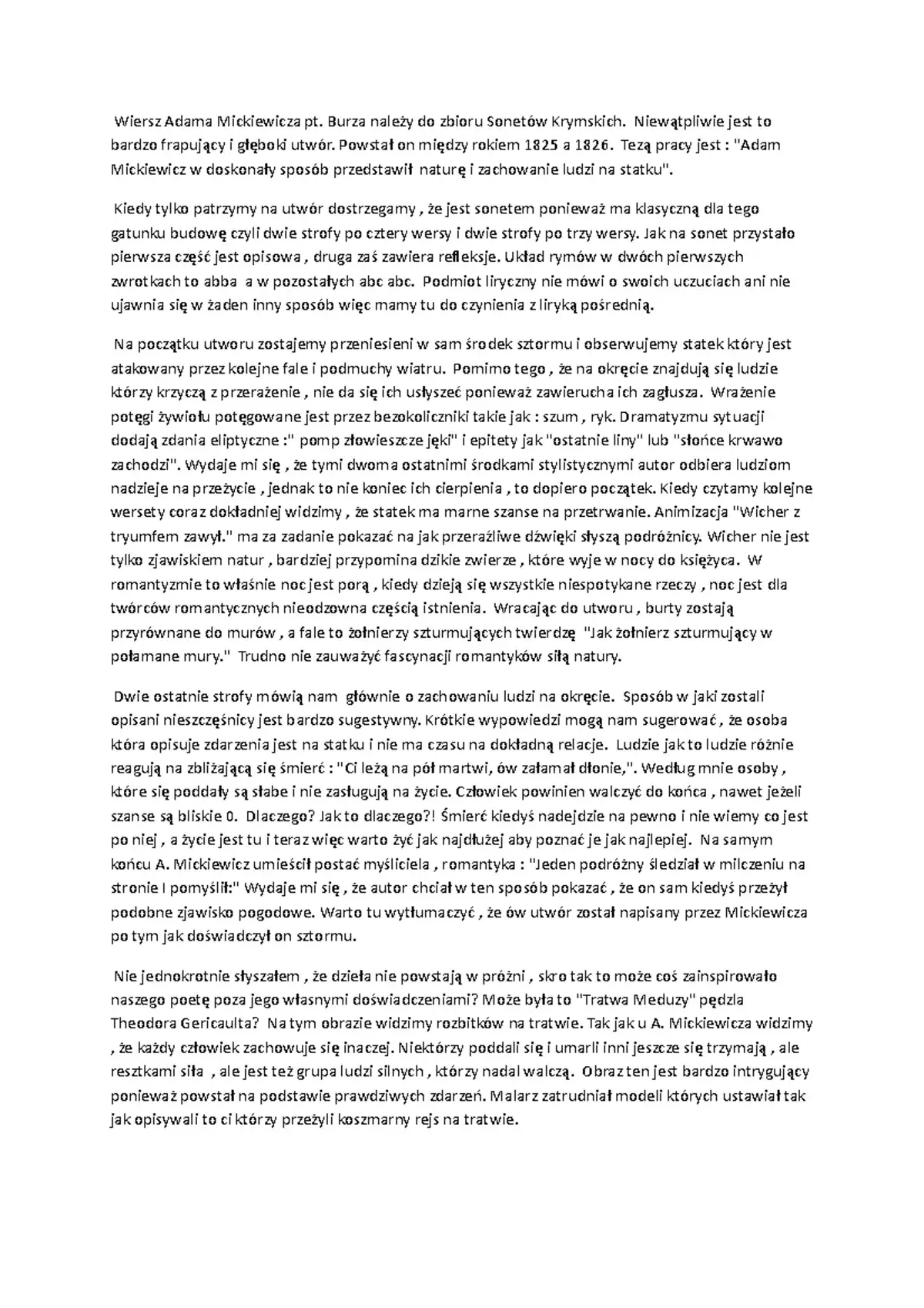 Zdjęcie Burza wiersz Mickiewicza - analiza, tematy i ukryte znaczenia