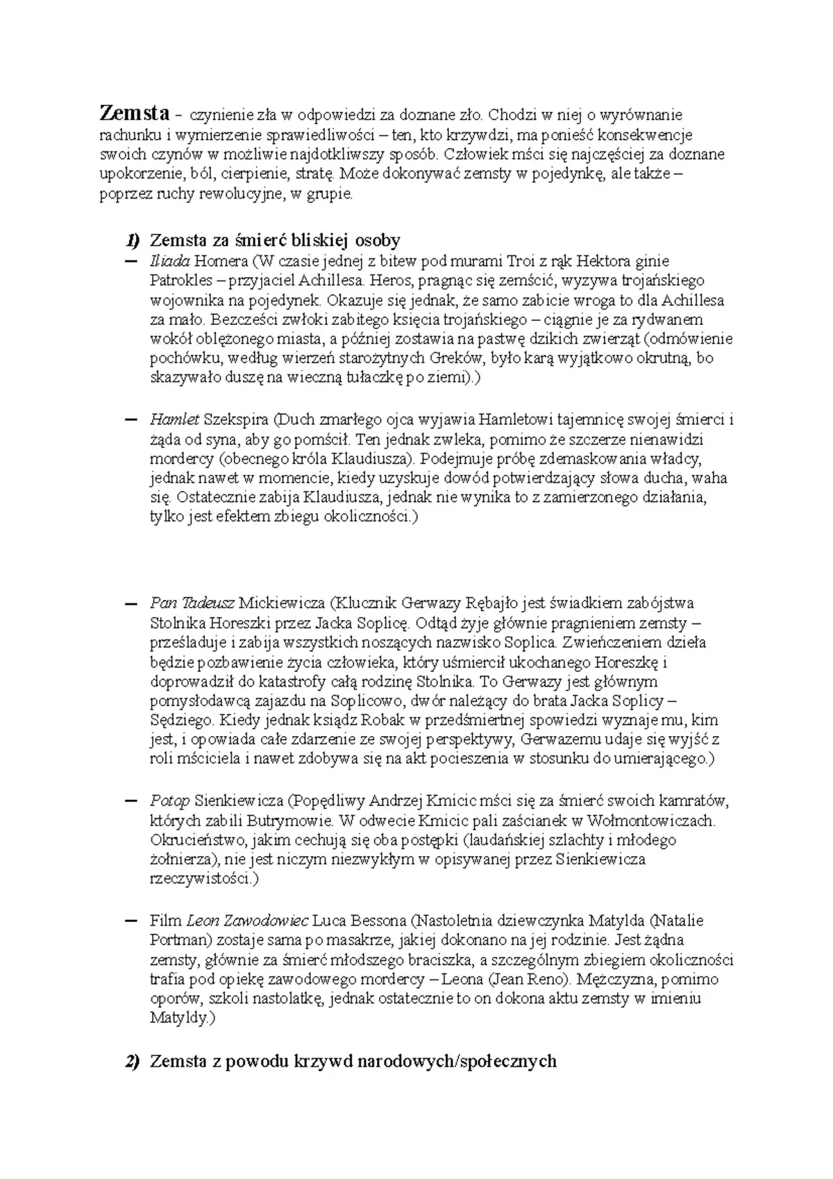 Zdjęcie Motyw zemsty w literaturze: analiza, przykłady i znaczenie w dziełach